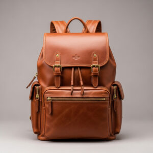 Mochila Couro Premium